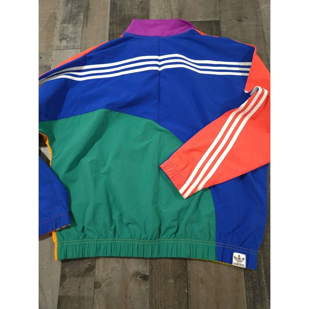 NWT Adidas Originals 2020 Pride Off Center Track Jacket Mens Large Rainbow 🌈